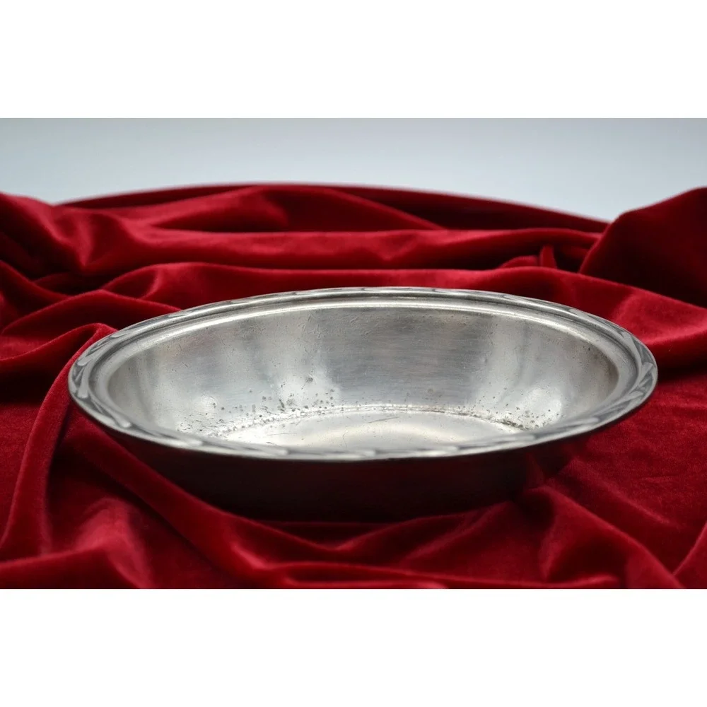 Hotel‎ Edison New York Silver Plated Dish 7in International Silver Co 05036 Oval